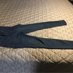 Skinny High Waist Ankle Denim Jeans
